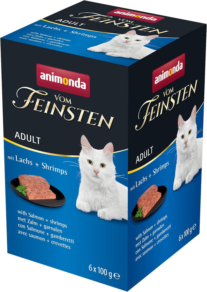 Animonda Vom Feinsten Adult Sauce Variety (32 X 100 G), hrană umedă pentru pisici adulte, hrană pentru pisici fără cereale și zahăr, bucăți fragede într-un sos delicios