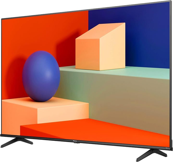Hisense 50E6KT 127Cm (50 Zoll) Fernseher, 4K UHD, LED, Smart TV, HDR, Dolby Vision, Triple Tuner DVB-C/S/S2/T/T2, Wifi, Bluetooth, Alexa Built-In, Hotel Mode [2023], Schwarz
