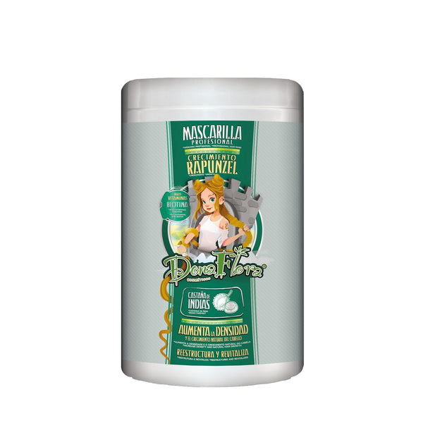 Masca de creștere Rapunzel 1000ml - Stimulează creșterea părului din foliculul pilos - Îngrijire de întărire pentru un păr mai lung și mai gros - Fără sulfați și parabeni Masca de par Naty Shop Titlu implicit
