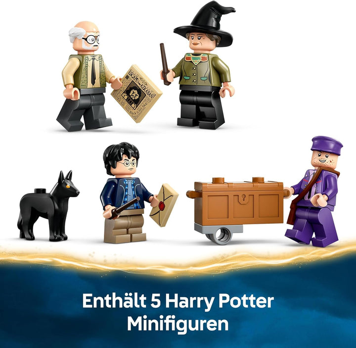LEGO Harry Potter Adventures With The Travelling Knight, set de construcție cu 5 minifigurine, inclusiv Ernie Prang, Stan Shunpike & Padfoot, jucărie de autobuz pentru fanii lumii vrăjitorilor, băieți și fete de la 8 ani 76446