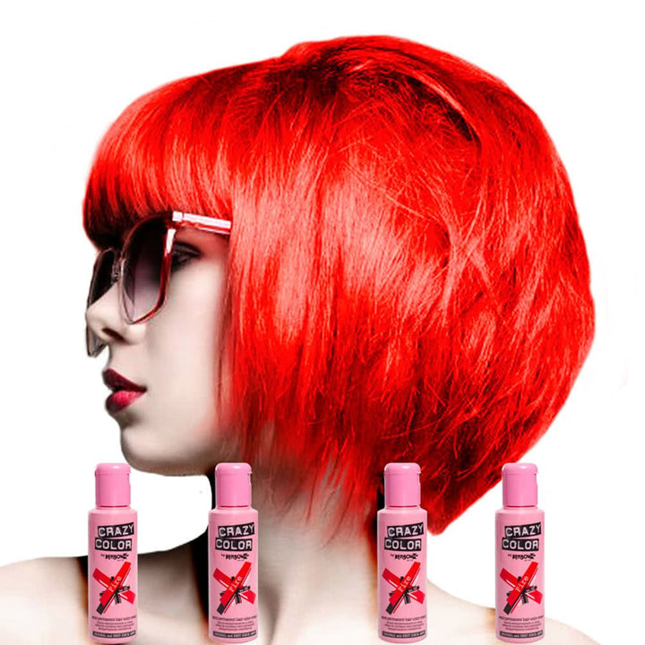 Renbow Semi-Permanent Hair Colour Vopsea portocalie 60-100 ml, 1 pachet (1 x 115 g) Vopsea pentru par Naty Shop Culoare fildeș 100 Ml (pachet de 4)