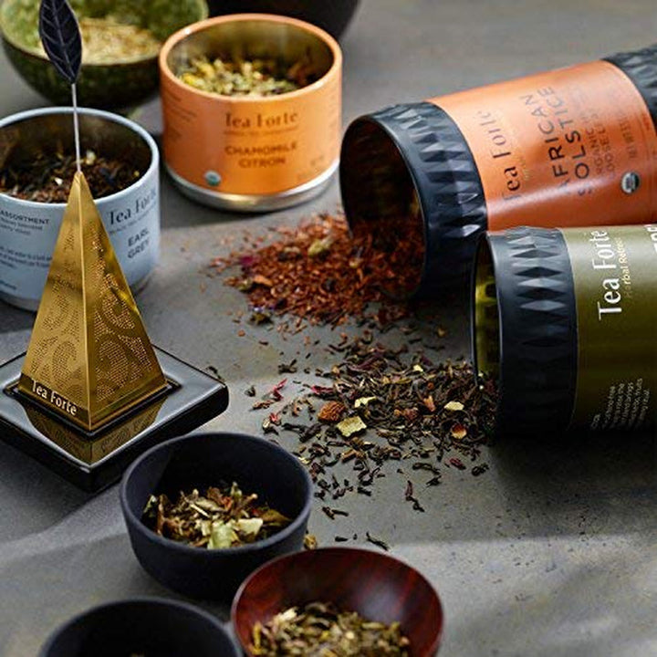 TEA Fortè BOMBAY CHAI Ceai negru Latta 120 g Ceai negru Chai condimentat vrac