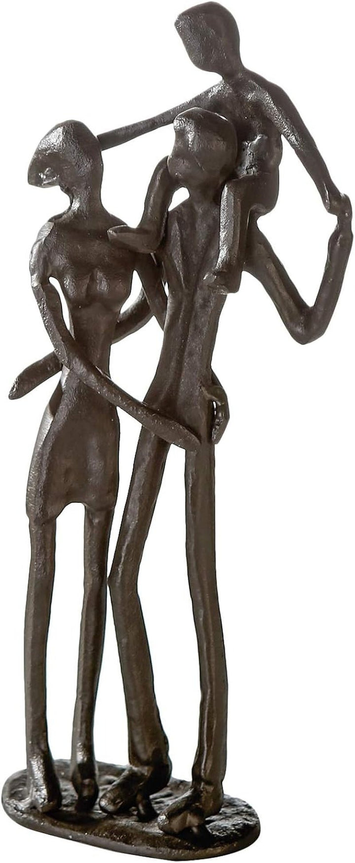 Casablanca - sculptură de design Running - din fier - arsă H 17 cm Statuete si sculpturi Naty Shop Maro Înălțime 15,5 cm