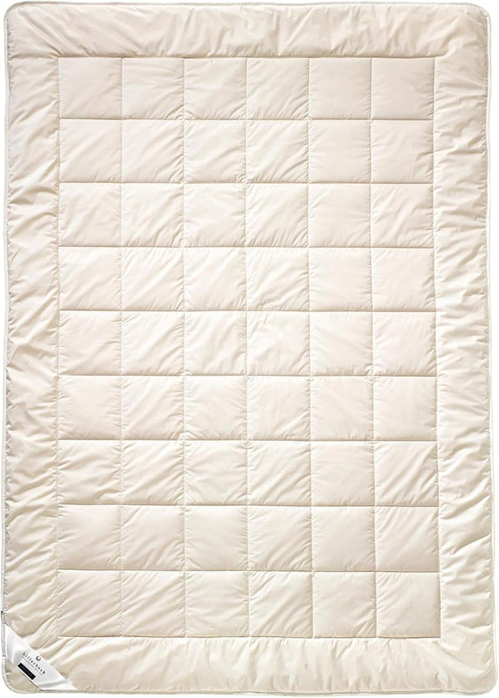 Plapumă Billerbeck E45 Bamboo - plapumă de vară - 135 X 200 Cm - plapumă de bumbac, plapumă răcoritoare - cu umplutură de bambus, ușoară vara (Sl) Plapumi si pilote Naty Shop Cald (W) 135 X 200 Cm