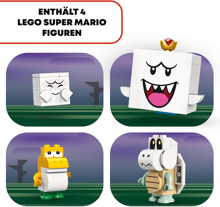 Casa bântuită a lui LEGO Super Mario King Buu Huu, casă bântuită pentru copii, set Nintendo de colecționat, cu Baby Yoshi, cadou pentru băieți, fete și gameri cu vârsta de 8+ 71436