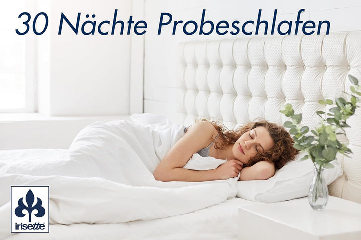 Plapumă Irisette Merino pentru toate anotimpurile - Made in Germany - Plapumă din lână nouă pură pentru tranziție, 135 X 200 cm, alb, certificat Oeko-Tex Plapumi si pilote Naty Shop