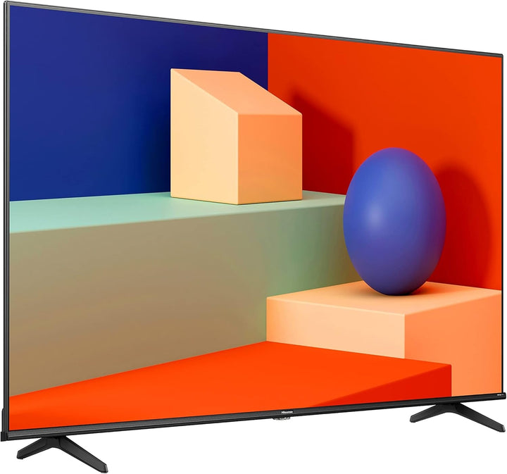 Hisense 50E6KT 127Cm (50 Zoll) Fernseher, 4K UHD, LED, Smart TV, HDR, Dolby Vision, Triple Tuner DVB-C/S/S2/T/T2, Wifi, Bluetooth, Alexa Built-In, Hotel Mode [2023], Schwarz