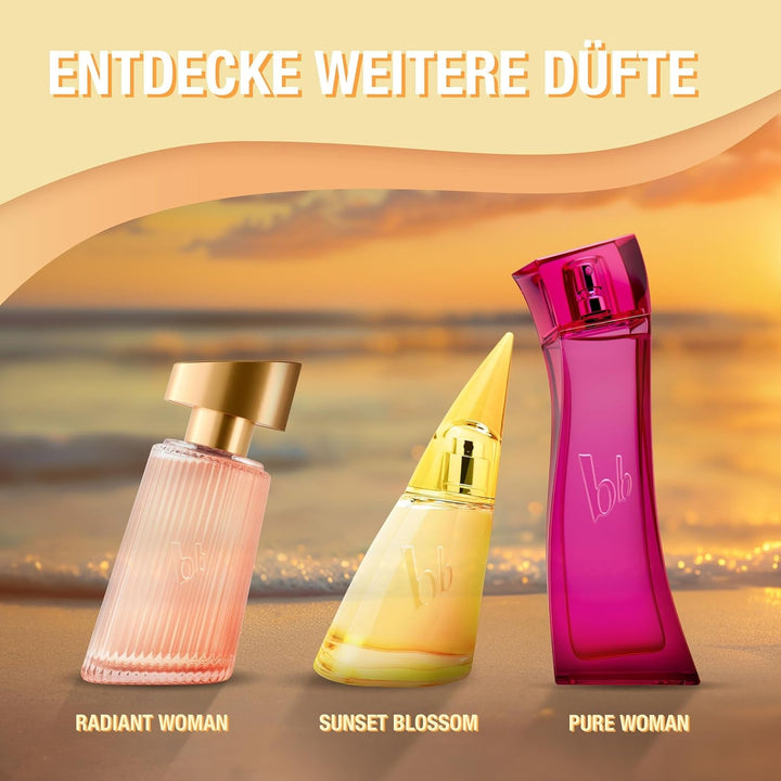 Bruno Banani, Sunset Blossom Eau de Toilette pentru femei, parfum feminin senzual cu un parfum floral radiant, de lungă durată, 50 ml