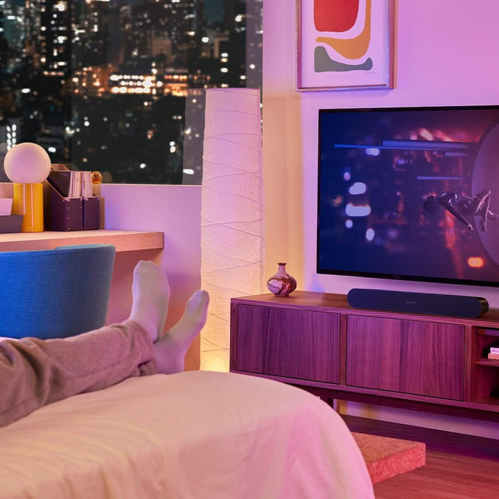 Sonos Ray Soundbar – Einzigartig Kompakte All-In-One-Soundbar Mit Blockbuster-Sound Für Filme, Spiele Und Wlan-Musikstreaming – Kompatibel App Und Apple Airplay – in Weiß