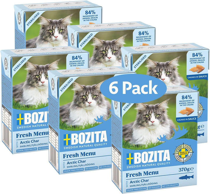 Bozita Mărunțișuri în sos cu pui și curcan Multibox 6X370G în Tetra