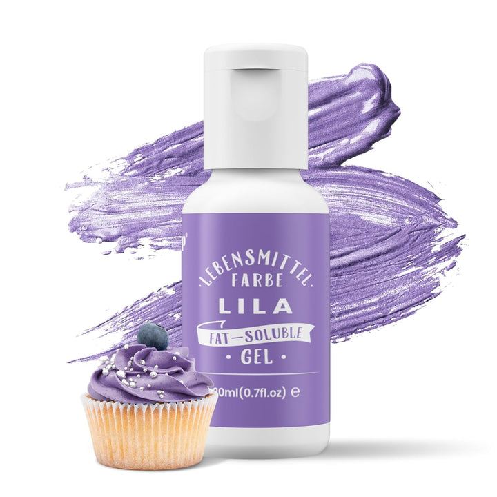 Oil Blend Lila Lebensmittelfarbe Auf Ölbasis Hochkonzentrierte Für Schokolade Fondant Kekse Kuchen Backen Macaron DIY Tortendeko Teig Toppings -20Ml