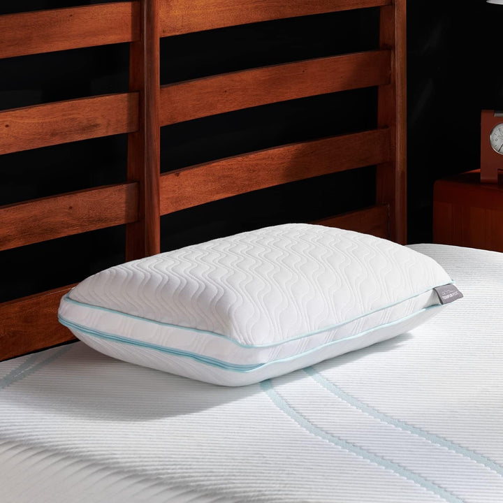 TEMPUR-PEDIC Pernă Tempur-Cloud Prohi, spumă cu memorie, alb/grădină opulentă, King