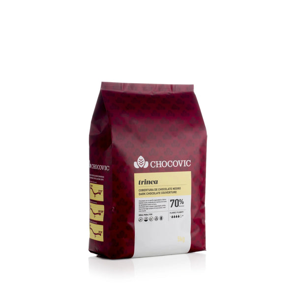 Ciocolata Neagra 70% Trinea, 5 kg, Chocovic Materii Prime Profesionale Naty Shop