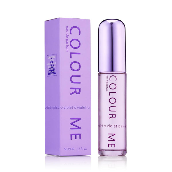 Parfum COLOUR ME Violet pentru femei. 50 ml Apă de parfum. Parfum de lux - Parfum pentru femei, Parfumuri de lungă durată pentru femei de la Milton-Lloyd