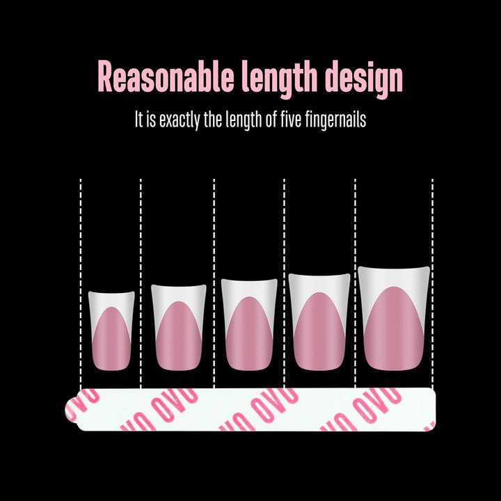 NOVO OVO 360 bucăți tablă adezivă ușor de rupt pentru afișaje de unghii prin presare, transparente, față-verso pentru atașare pentru nail art/ambalare/depozitare/practică/accesorii, 30 bucăți x 12 foi