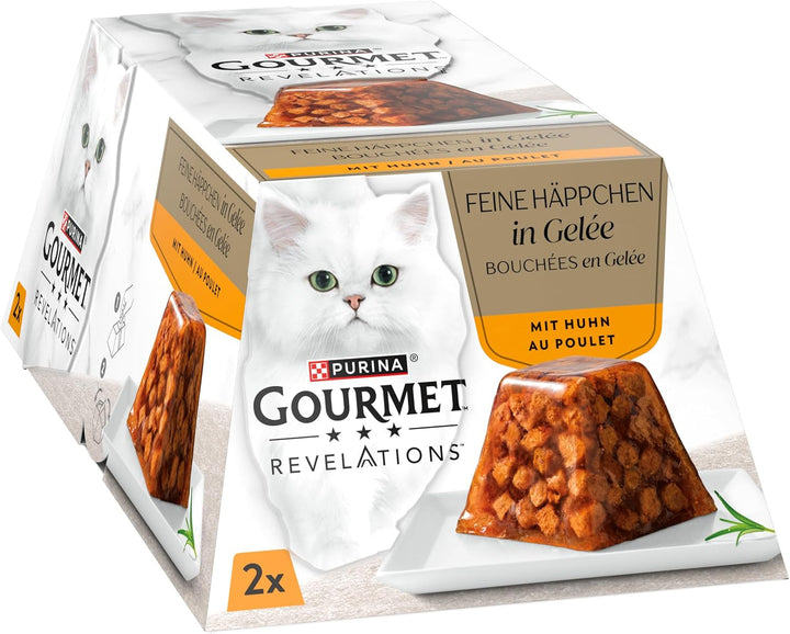 Revelations, hrană pentru pisici umedă în jeleu, cu pui, 24Pack (24 X 57G)