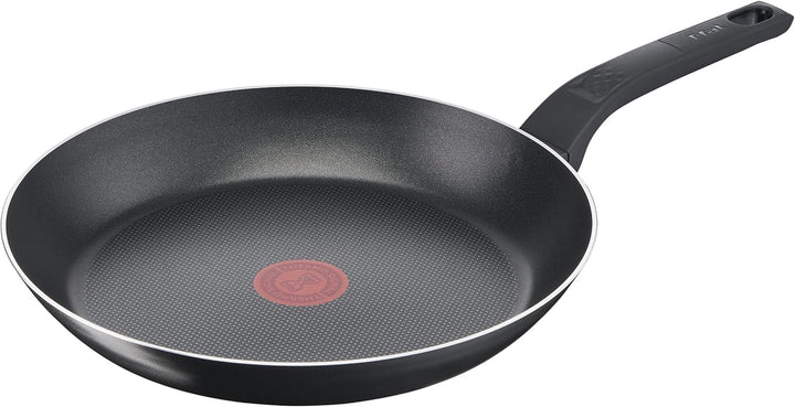 Tefal Easy Cook & Clean Bratpfanne 28 Cm, Antihaftbeschichtung, Thermo-Signal Temperaturindikator, Schwarz, B5550633 [Nicht Kompatibel Mit Induktion]