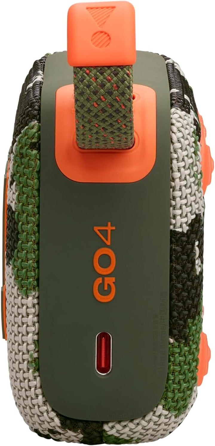 JBL Go 4 - Camuflaj - Boxă portabilă Bluetooth cu sunet JBL Pro, bas profund și funcție Playtime Boost - Rezistent la apă și praf - 7 ore de funcționare