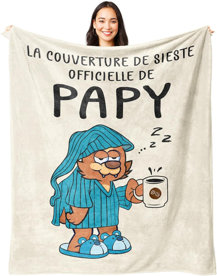 Juratar Flanelldecke FÃ¼r Papa â€“ Geschenk Zum Geburtstag, Vatertag Und Weihnachten â€“ 152 X 130 Cm