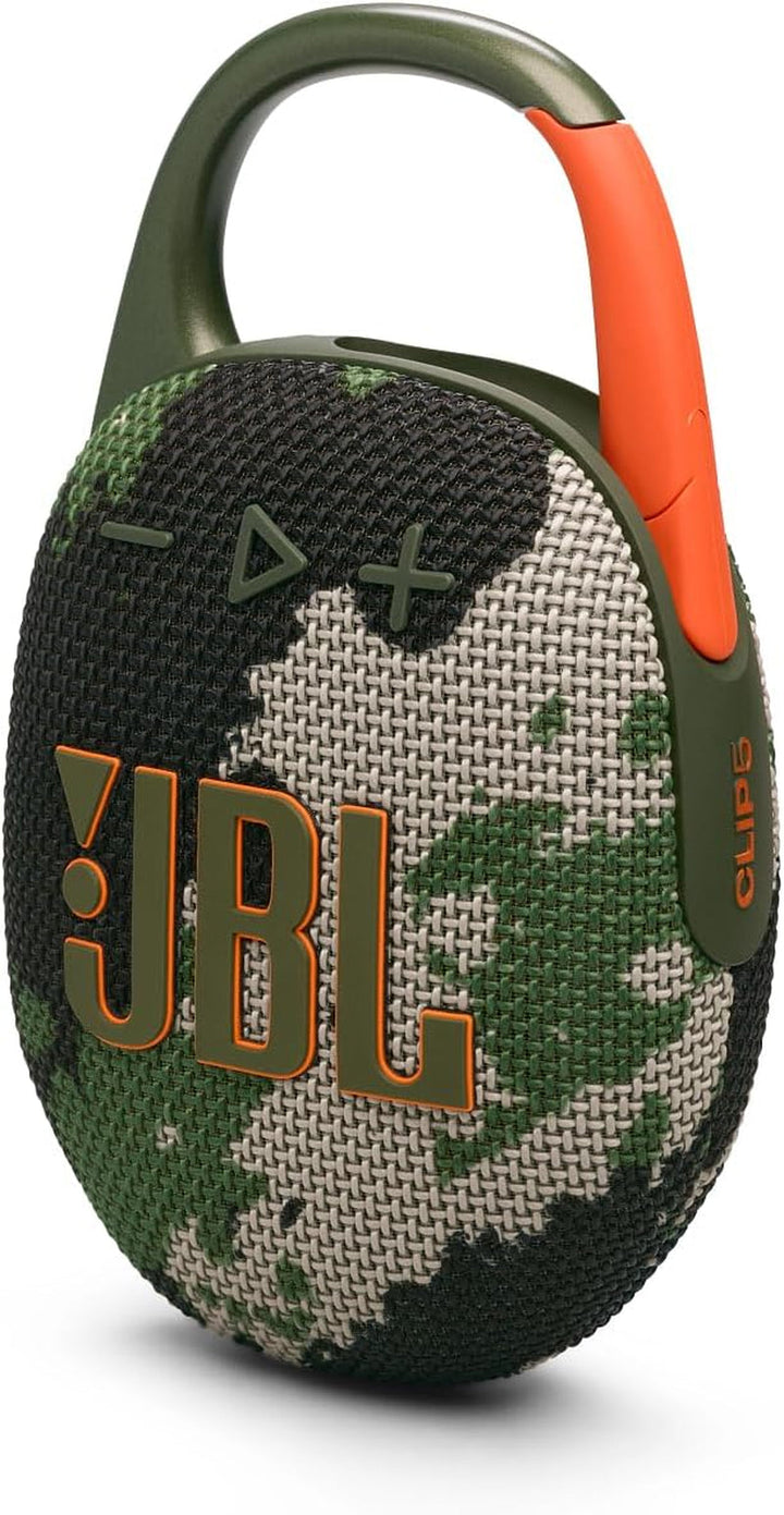 JBL Clip 5 - albastru - boxă portabilă Bluetooth cu sunet JBL Pro, bas profund și funcție Playtime Boost - rezistentă la apă și praf - 12 ore de funcționare