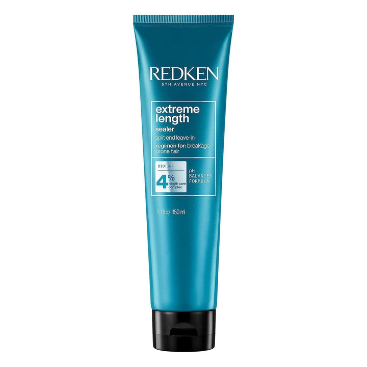 Mască de păr Redken pentru păr lung și puternic, Repară și regenerează, Împotriva ruperii părului, Cu biotină și proteine de soia, Extreme Length Sealer, 150 ml Masca de par Naty Shop Titlu implicit
