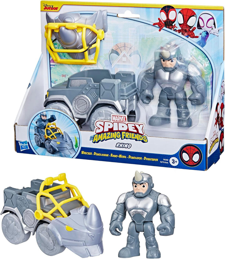 Set de jucării Marvel Spidey And His Super Friends Rhino-Mobile