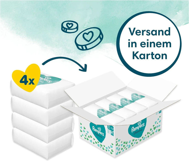 Pampers Baby scutece mărimea 5 (11-16kg) Harmony, Protecție delicată a pielii și ingrediente pe bază de plante, 152 buc.