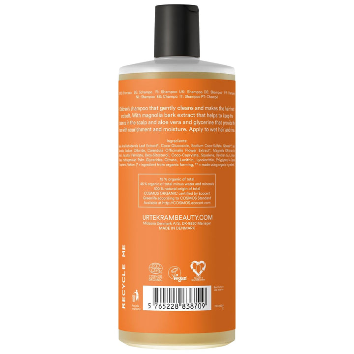 Șampon pentru copii Urtekram organic, îngrijire ușoară, 500 ml