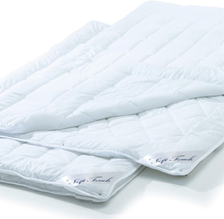 Aqua-Textil Soft Touch Set pentru copii Plapumă 100 X 135 Cm 250G și 350G cu pernă 40 X 60 Cm 150G Plapumă 4 anotimpuri Reglare climatică Oeko-Tex Plapumi si pilote Naty Shop 2X 150X220 Cm 4 anotimpuri