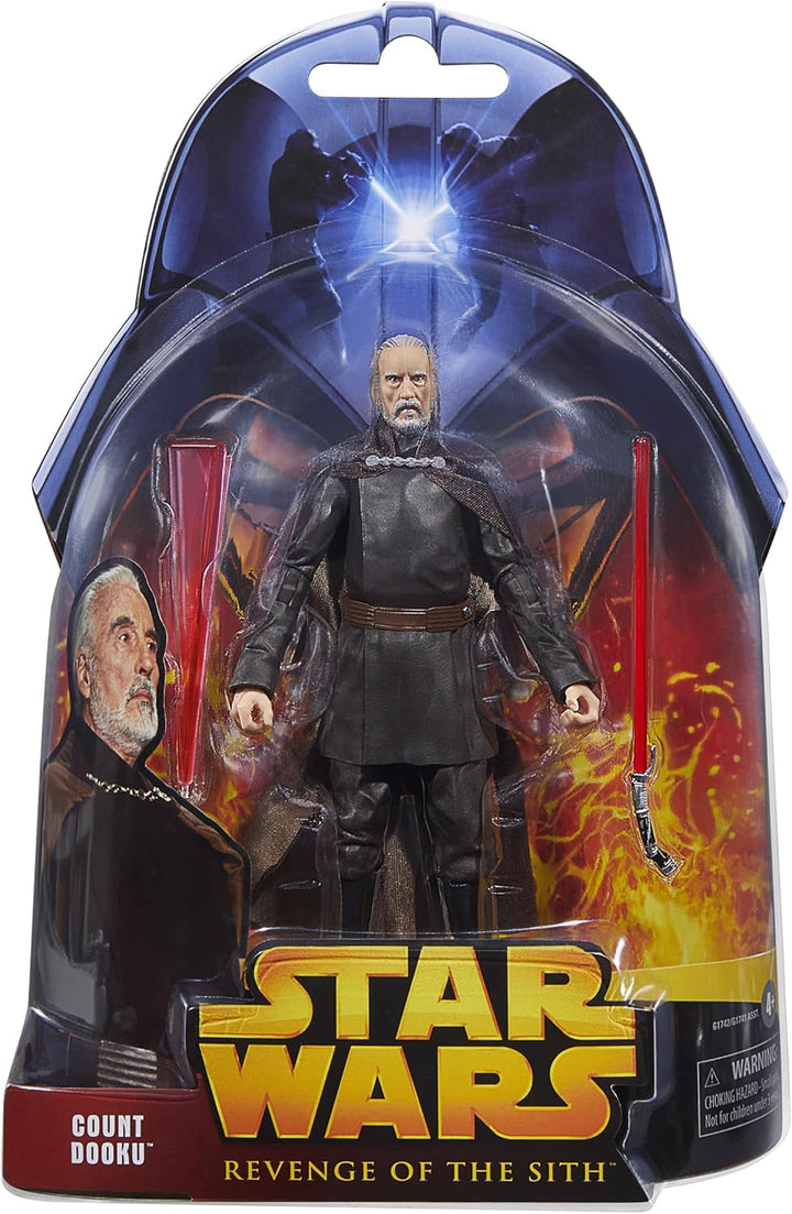 Star Wars Seria Neagră Contele Dooku, Star Wars: Răzbunarea Sith 20 de ani figura de acțiune de colecție (15 cm)