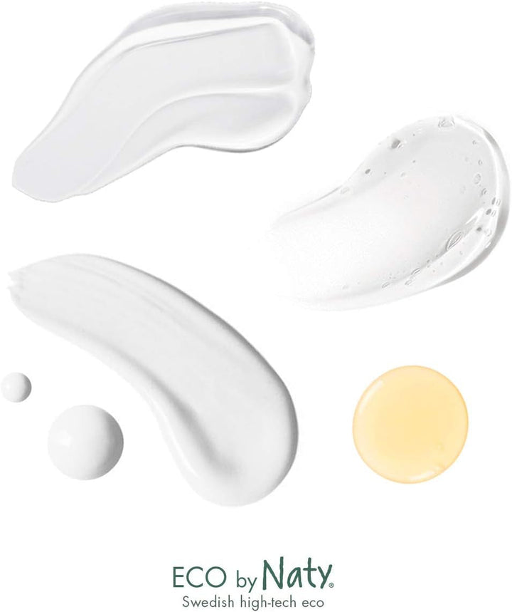 Eco by Naty, spumă de baie pentru copii, ingrediente organice pe bază de plante cu 0% parfum, hipoalergenic și testat dermatologic, flacon de 200 ml