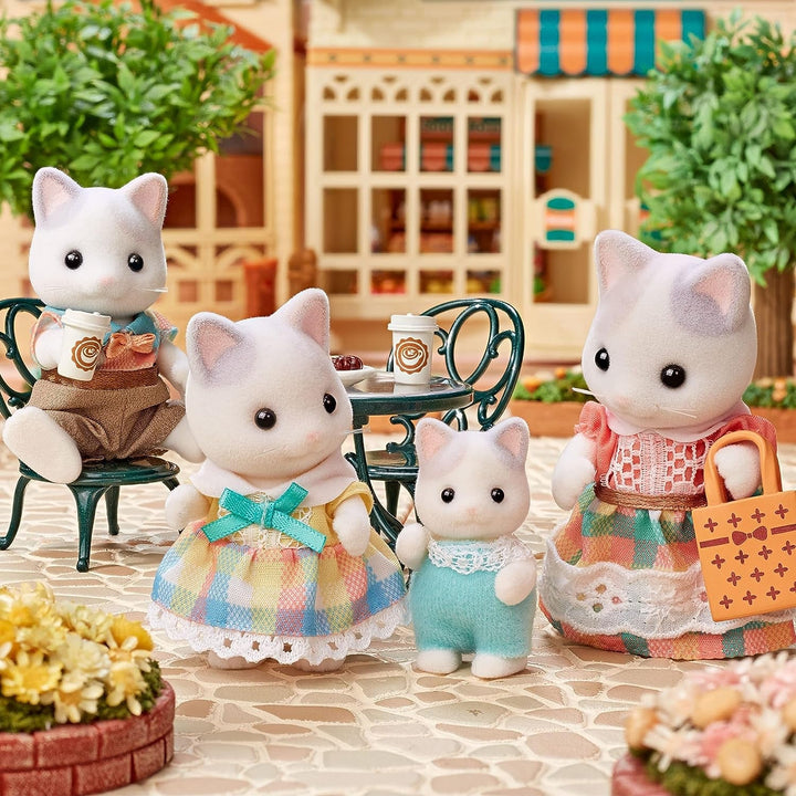 Sylvanian Families - 5738 Familia Milk Cat - Figuri pentru casa de păpuși