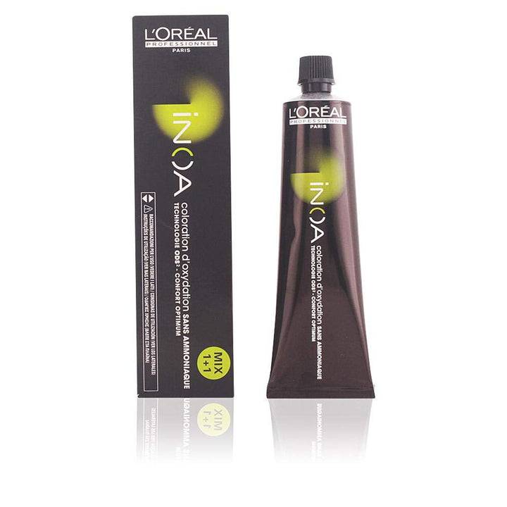 L'Oréal Professionnel INOA Colorație oxidativă fără amoniac 4 maro mediu, 1 pachet, (1x 60 ml)