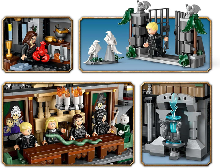 LEGO Harry Potter Malfoy Family Country Estate, jucărie fantastică de colecționat și expus, cadou pentru băieți, fete și fani ai lumii vrăjitorilor, idee de cadou cu 9 minifigurine 76453