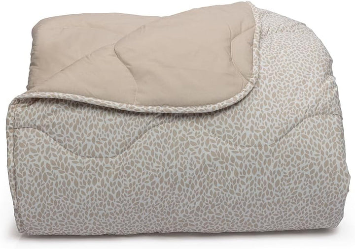 Foppapedretti Notte & Natura salvie petale cuvertură, capac, 100% bumbac, fabricat în Italia Plapumi si pilote Naty Shop Flori de nisip King Single