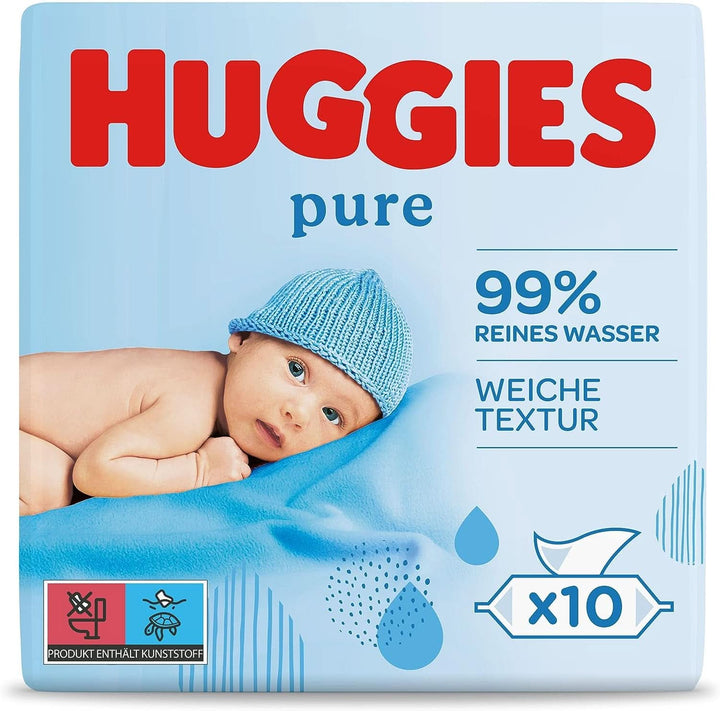 Huggies Baby-Feuchttücher Disney, Für Den Ganzen Körper, Dezent Und Frisch, 10 X 56 Tücher, Monatsbox