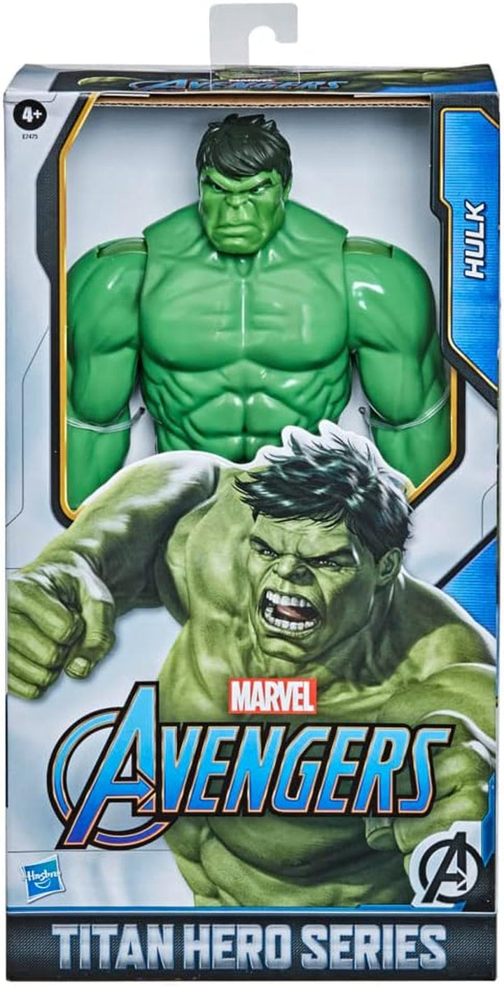Hasbro E74755L2 Marvel Avengers Titan Hero Series Blast Gear Deluxe Hulk Action Figure, jucărie mare de 30 cm, inspirată din benzile desenate Marvel, pentru copii cu vârsta peste 4 ani