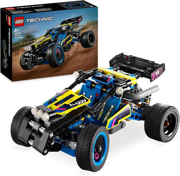 LEGO Technic Offroad Racing Buggy, jucărie auto pentru copii, kit pentru a construi o mașină de curse Buggy, cadou pentru băieți și fete de 8 ani, model mașină de raliu 42164