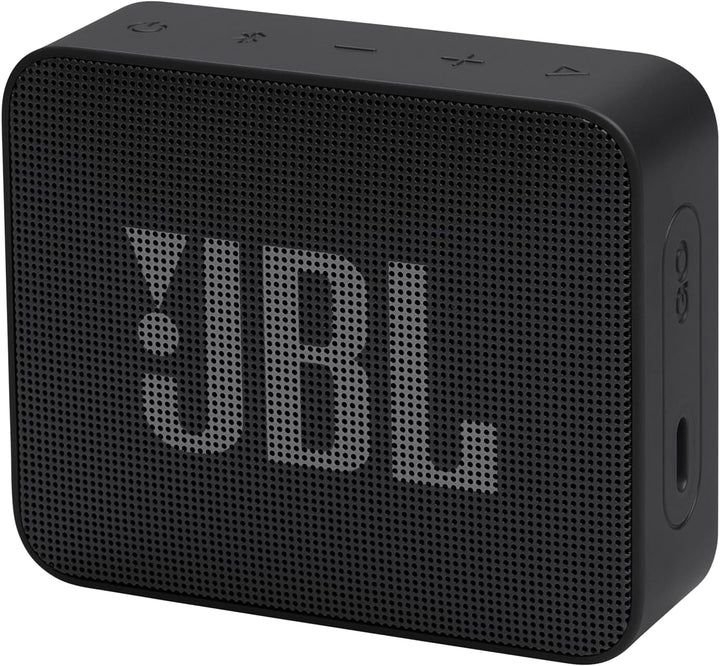 JBL GO Essential 2, Difuzor Bluetooth portabil cu sunet original Pro, până la 5 ore de funcționare a bateriei, cu design impermeabil IP67, negru