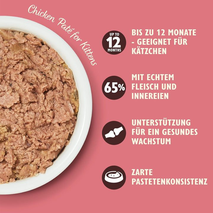 Lily'S Kitchen Whole Food Hrană umedă pentru pisici tinere 19 boluri (19 X 85G) Păsări