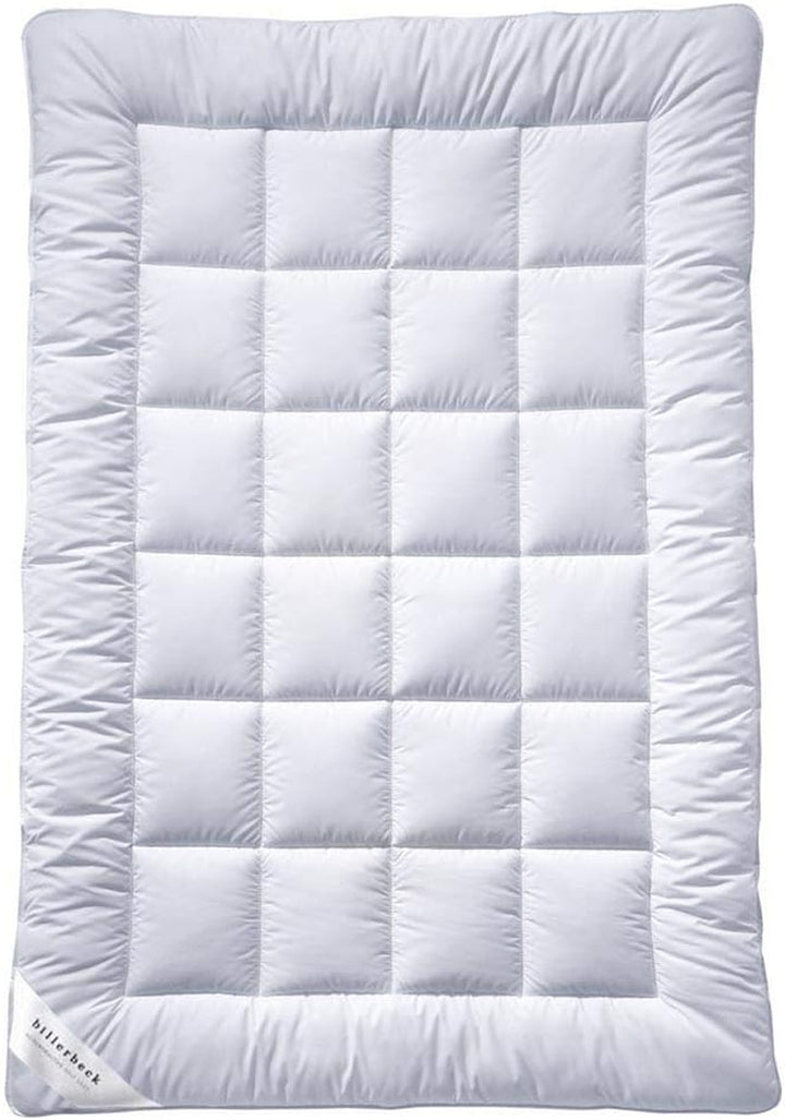 Plapumă Billerbeck S20 Superlight - Plapumă de vară - 135 X 200 Cm - Plapumă de vară ușoară - AIRFILL® - fibră goală, 100 % poliester, alb Plapumi si pilote Naty Shop 155X220 Cm Mediu (M)