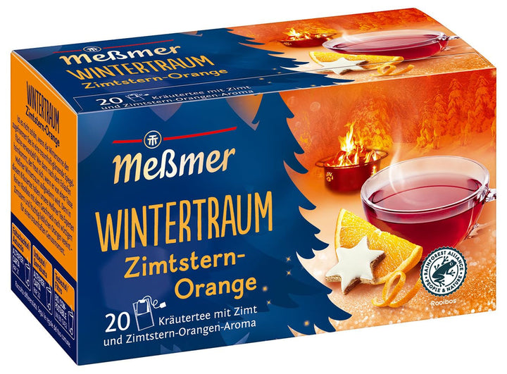 Meßmer Mere confiate | Ceai de fructe cu aromă de mere caramelizate | 20 pliculețe de ceai | Aromat și fructat
