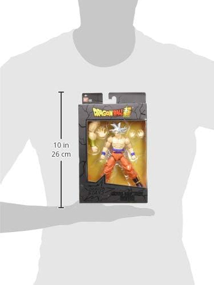 BANDAI - Dragon Ball Super - Figurina Dragon Stars 17 Cm - Goku Ultra Instinct - Licența oficială Dragon Ball - Figura articulată Goku - Jucărie pentru copii 4+ ani - 35994J