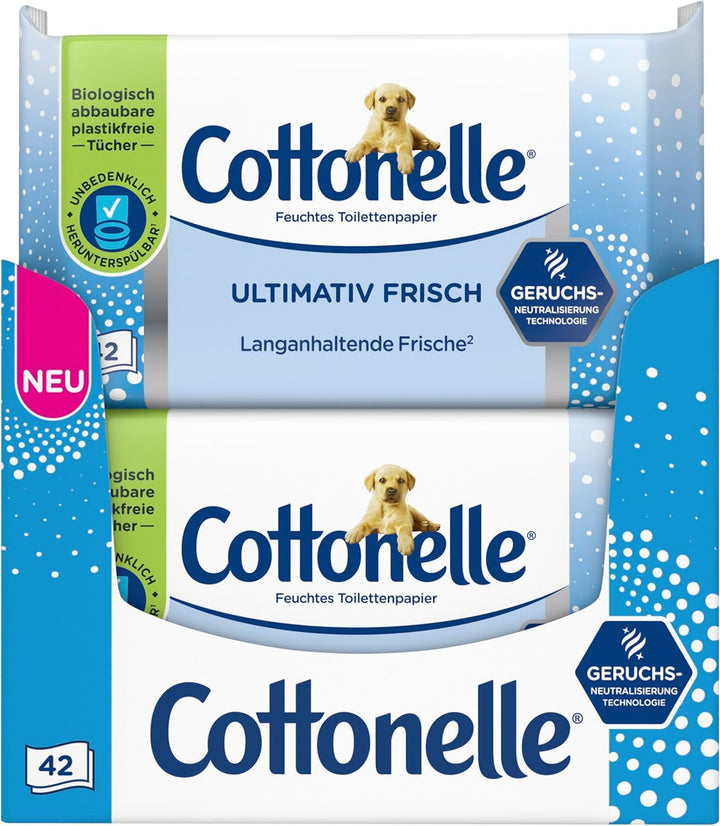 Șervețele umede, Ultimate Fresh, 12 X 42 șervețele, tehnologie Deodycylx, delicată pentru piele, fără alcool și coloranți, sensibilă, biodegradabilă