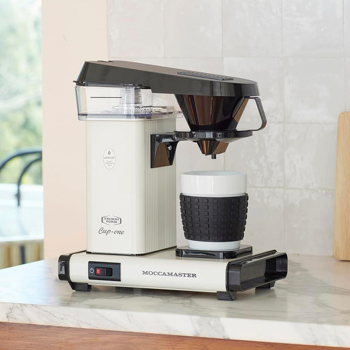 Moccamaster Cup-One, Cafetieră mică, Cafetieră cu filtru, Off-White, 300ML, Cremă, Culoare