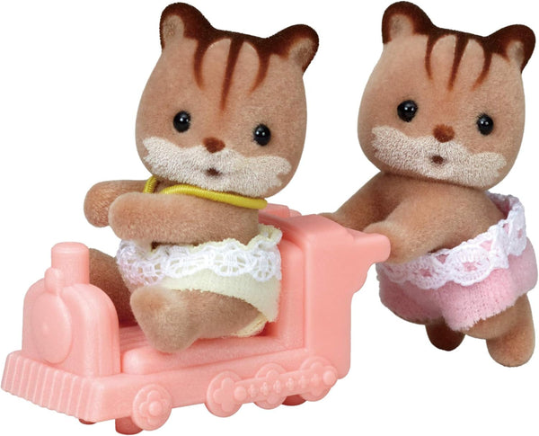 Sylvanian Families L5421 Figurine cu gemeni veveriță din nuc pentru casa de păpuși