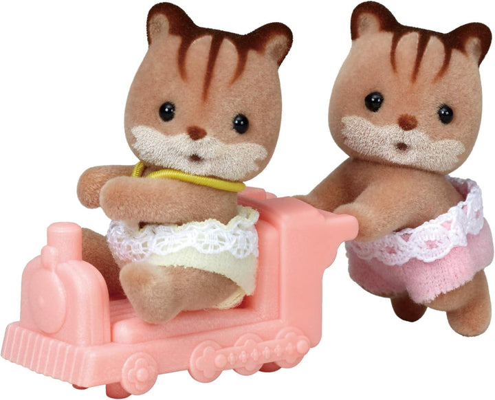 Sylvanian Families L5421 Figurine cu gemeni veveriță din nuc pentru casa de păpuși