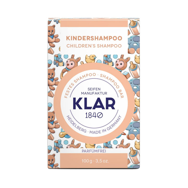Șampon solid pentru copii Klar's fără parfum 100g