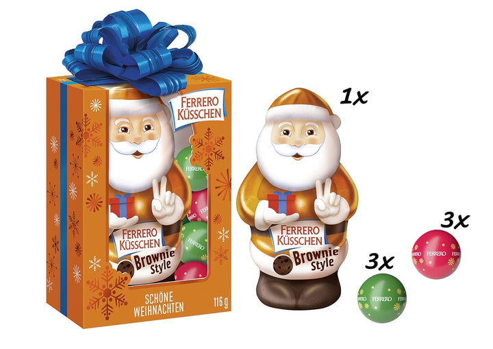 Ferrero Küsschen Weihnachtliche Schokoladen-Pralinen Als Geschenk 116G