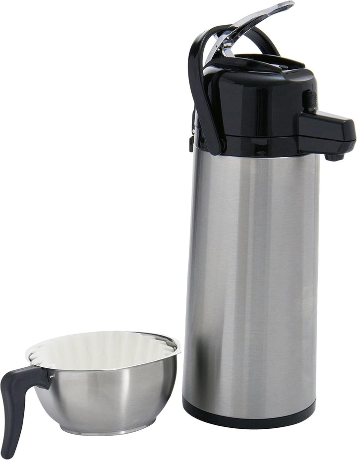 Espressor Saro, inclusiv vas cu pompă izolat din oțel inoxidabil – 2,2 l – Timp de preparare aprox. 5–6 min – Protecție la mersul în gol – 2,069 kW – Model THERMO 24